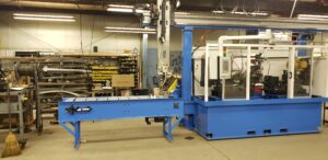 Gantry on centering machine